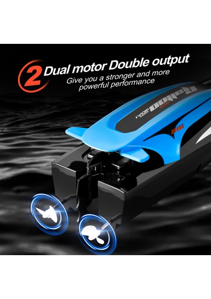 2.4g Uzaktan Kumandalı Hızlı Su Geçirmez Tekne (Yurt Dışından) fırsatları