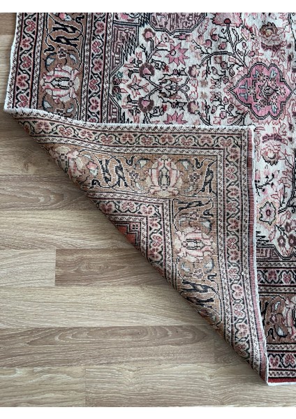 153 x 239 cm El Dokuma Bej - Pembe Antik Halı Geleneksel Büyük Boy Türk Kilim modelleri
