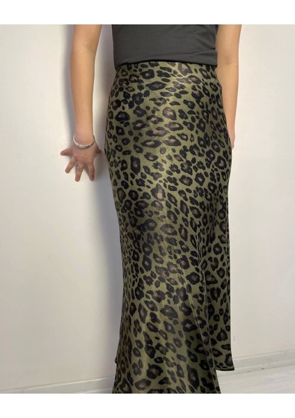 Saten Desenli Etek modelleri