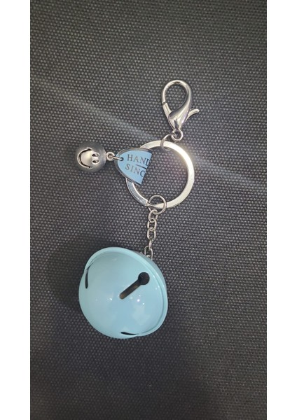 Bells Renkli Güçlü Loud Çan Iyi Şans El Yapım Smile Anahtarlık Paslanmaz Çelik Bakır 1 Adet
