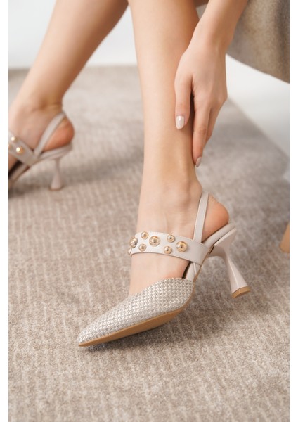 Miranda Günlük Ortopedik Klasik Topuklu Taşlı Kadın Ayakkabı indirimleri