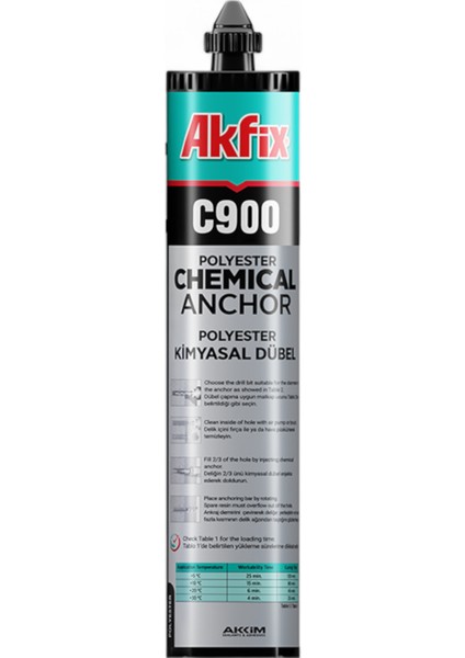C900 Kimyasal Dübel (Epoksi)