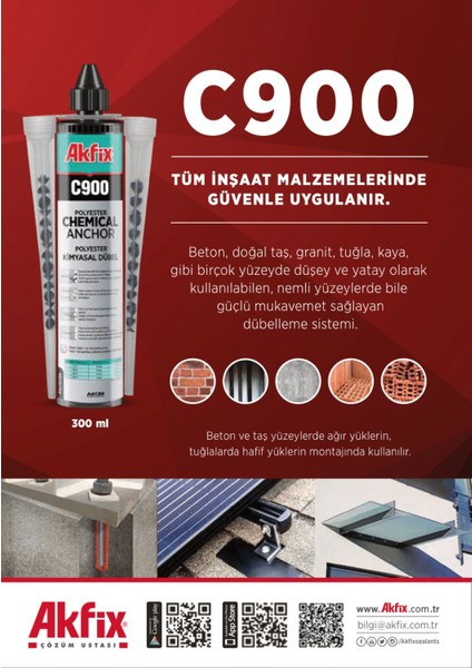 C900 Kimyasal Dübel (Epoksi) fırsatları