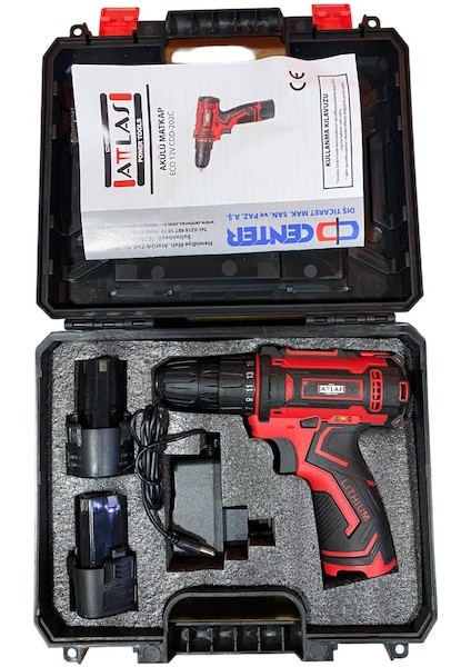 Eco 12V CDD-202C Çift Akülü MATKAP-A0104086