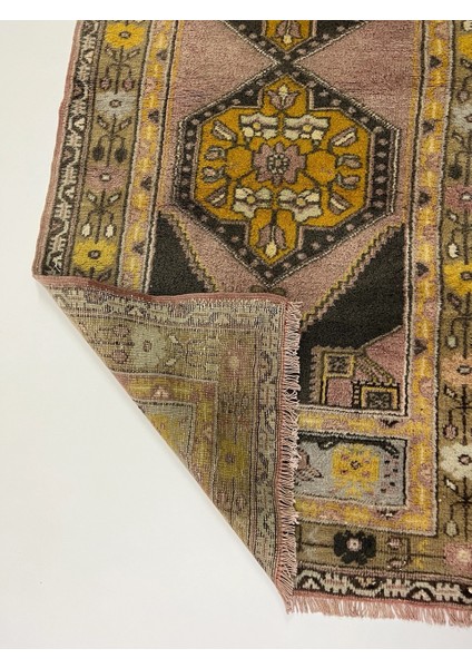 92 x 193 cm Pastel Renkli Vintage Türk Kilim Halısı, El Dokuma, Yün, Bohem Tarzı, Küçük Alan Halısı fiyatları