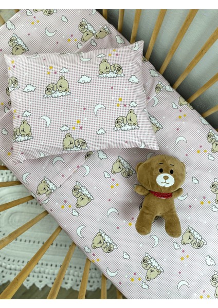 Nevresim Takımı Hayvan Temalı, Fermuarlı, %100 Pamuk , 100X150 Bebek Nevresim Takımı