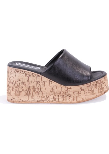 DZA07-8961510 Siyah Ortopedik Günlük Feta Taban Kadın Terlik fiyatları