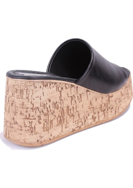 DZA07-8961510 Siyah Ortopedik Günlük Feta Taban Kadın Terlik fırsatları