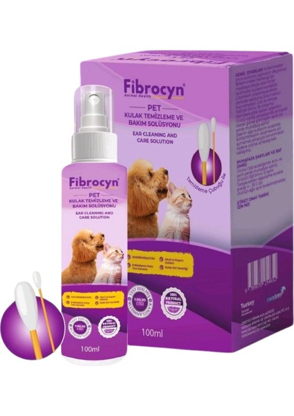 Animal Health Kedi Köpek Kulak Temizleme Solüsyonu 100 ml