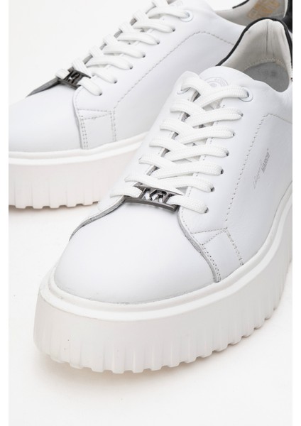 Erkek Kalın Hafif Tabanlı Günlük Ayakkabı Deri Mc 21148 Beyaz modelleri