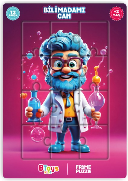 5 Adet Lisanslı 12 Parça Can Serisi Puzzle fırsatları
