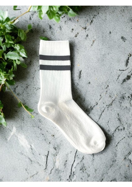 Unisex Basklı Çorap
