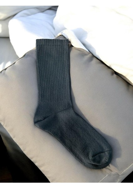 Unisex Basklı Çorap