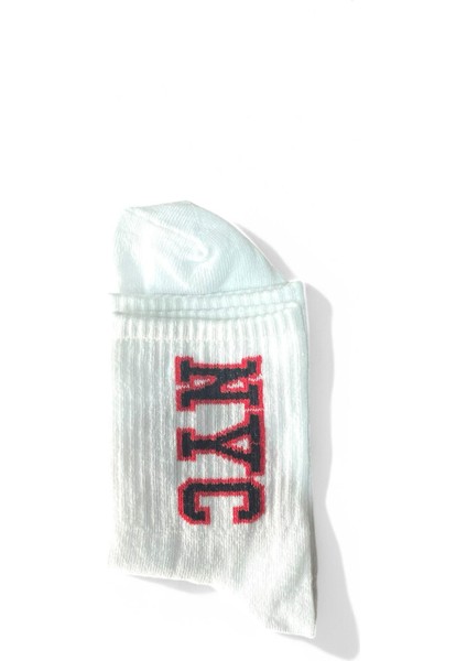 Unisex Basklı Çorap