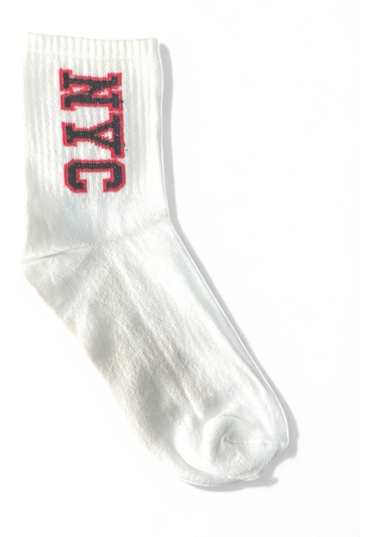 Unisex Basklı Çorap