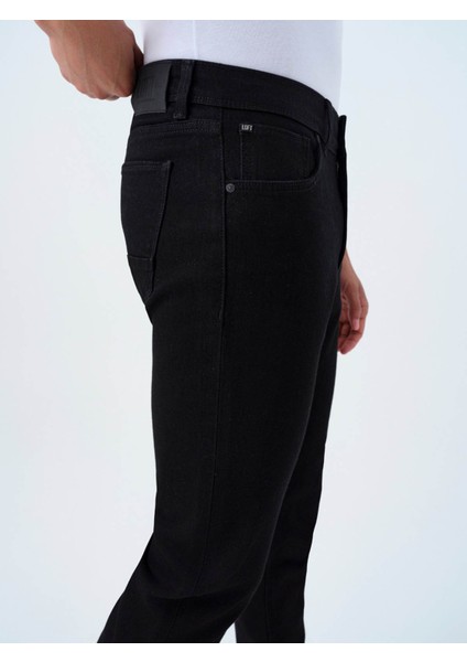 Siyah Erkek Jean Pantolon LF2039441