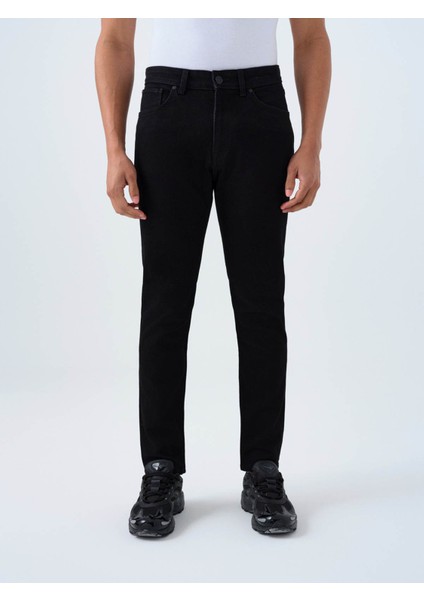 Siyah Erkek Jean Pantolon LF2039441