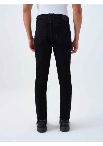 Siyah Erkek Jean Pantolon LF2039441