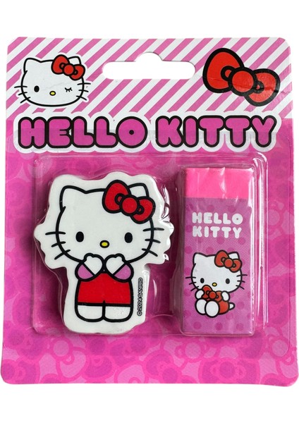 Hello Kitty Lisanslı Ikili Silgi Seti