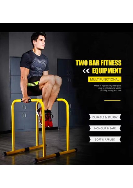 Ikili Uzun Paralel Bar Dips Bar Tall Parallettes HC1616D