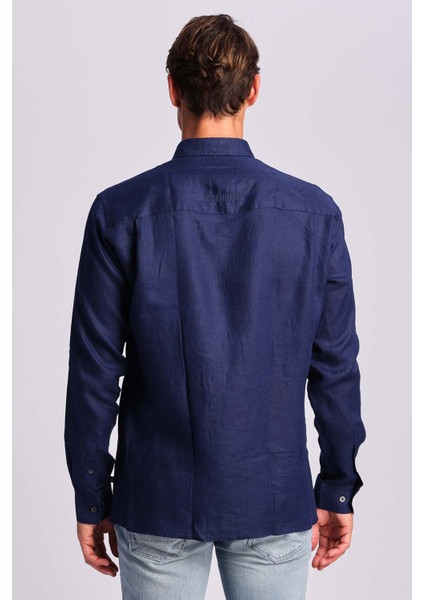 Ruck & Maul % 100 Pamuk Relaxed Fit Dokuma Gömlek Erkek Gömlek RMM025000014 24865