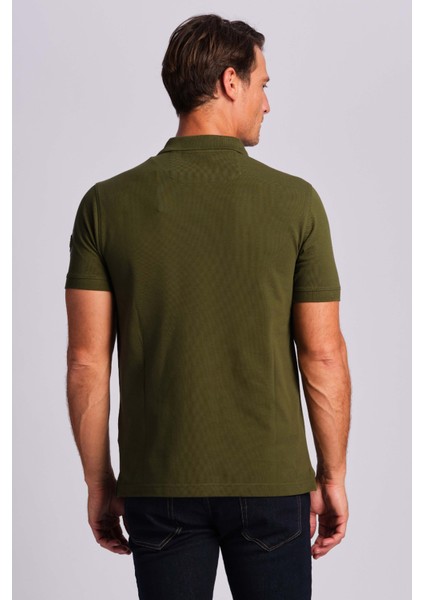Ruck & Maul Logolu Streç Pamuklu Regular Fit Düğmeli Polo Yaka T Shirt Erkek Polo Yaka T Shirt RMM011300002 23309 modelleri
