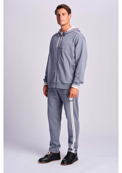 Ruck & Maul % 100 Pamuk Regular Fit Normal Bel Düz Paça Eşofman Altı Erkek Eşofman Altı RMM15B000009 24960