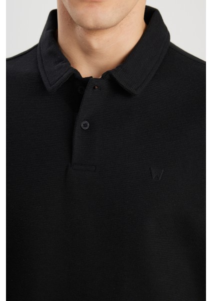 Regular Fit Düğmeli Polo Yaka T Shirt Erkek Polo Yaka T Shirt W2510720001 indirimleri