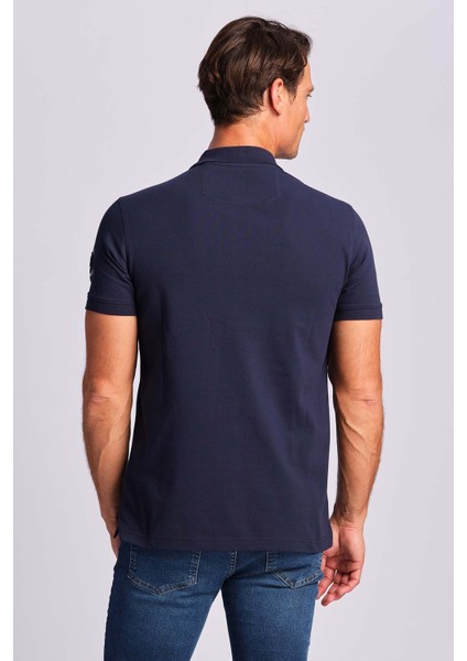 Ruck & Maul Logolu Streç Pamuklu Regular Fit Düğmeli Polo Yaka T Shirt Erkek Polo Yaka T Shirt RMM011300002 23309 modelleri