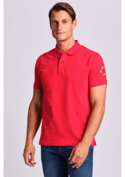 Ruck & Maul Logolu Streç Pamuklu Regular Fit Düğmeli Polo Yaka T Shirt Erkek Polo Yaka T Shirt RMM011300002 23309 fiyatları