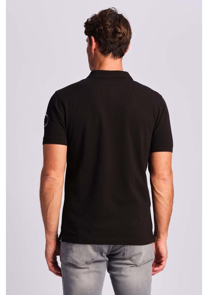 Ruck & Maul Logolu Streç Pamuklu Regular Fit Düğmeli Polo Yaka T Shirt Erkek Polo Yaka T Shirt RMM011300002 23309 modelleri