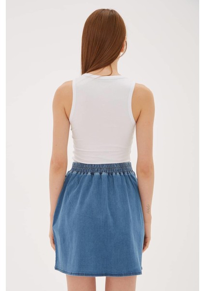 Slim Fit Halter Yaka Fitilli Atlet Bayan Atlet 25Y0479K1 indirimleri