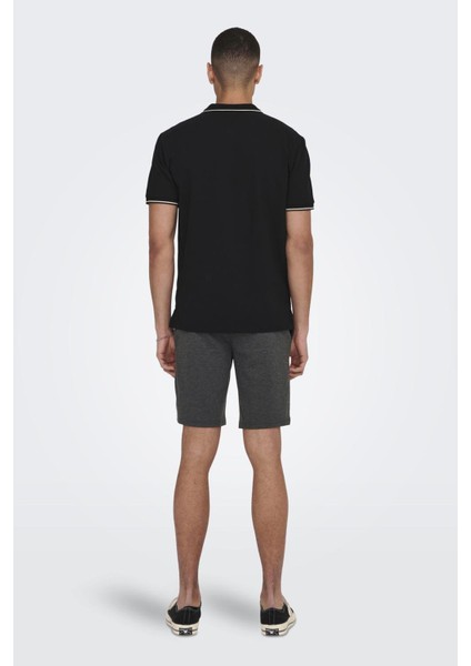 Onsfletcher Pamuklu Regular Fit Düğmeli Polo Yaka T Shirt Erkek Polo Yaka T Shirt 22024827