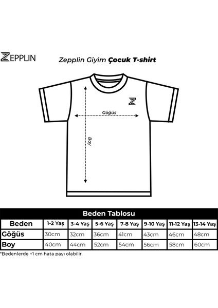 LED Zeppelin Circle Beyaz Çocuk Tişört modelleri