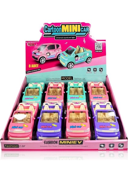 Vardem ZR169-1 Işıklı Müzikli Çarp Dön Üstü Açık