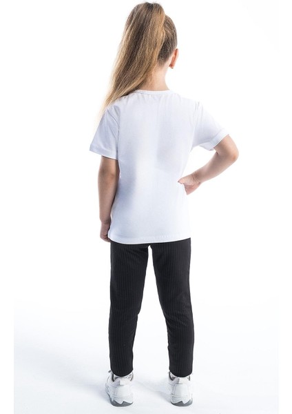 Kız Çocuk Türk Bayraklı Beyaz Tshirt Penye fiyatları