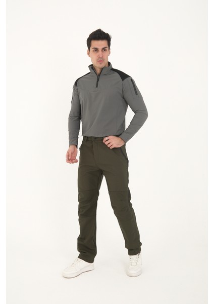 CAMP595 Outdoor Tactical Softshell Su ve Rüzgara Içi Polarlı Kışlık Erkek Taktik Pantolon fiyatları