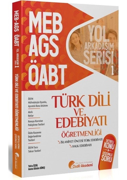 Öabt Meb Ags Türk Dili ve Edebiyatı 1. Kitap Halk Edebiyatı Konu Anlatımlı Soru Bankası Özdil Akademi