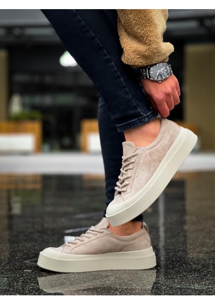 ET500 Özel Termo Taban Krem Casual Erkek Ayakkabı