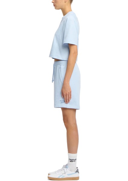 Icon Elements Tee Mavi Kadın Kısa Kol T-Shirt modelleri