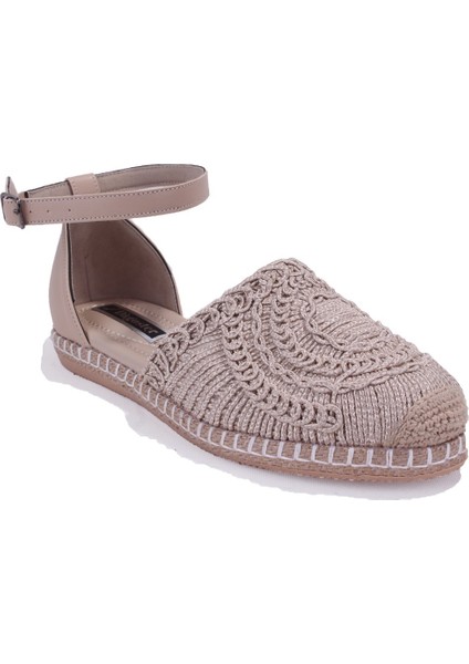 DZA07-1155198 Ten Triko Günlük Babet Kadın Ayakkabı