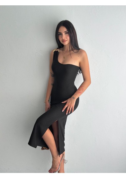 Kadın Omuz Aksesuarlı Elbise fiyatları