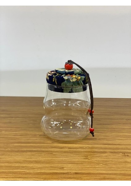 Lacivert Kapaklı Cam Kavanoz 250 ml