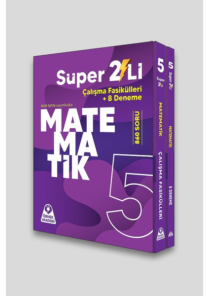 Örnek Akademi 5. Sınıf Matematik Süper 2'li