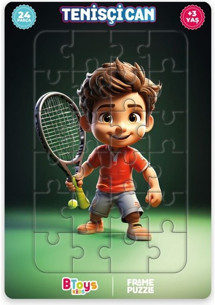 5 Adet Lisanslı 24 Parça Btoys Can Frame Puzzle(5 Adet Puzzle Gönderilecektir.)