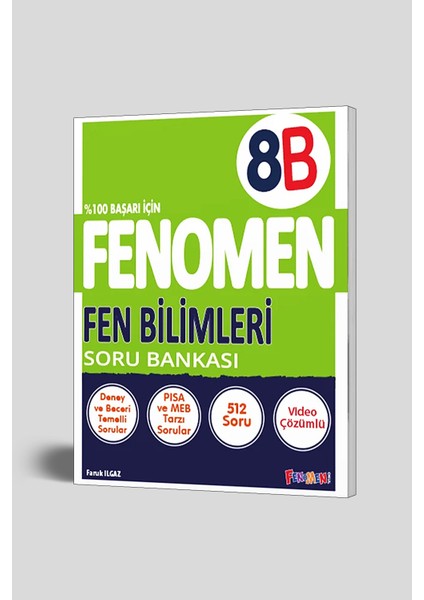 Fenomen 8. Sınıf Fen Bilimleri B Soru Bankası