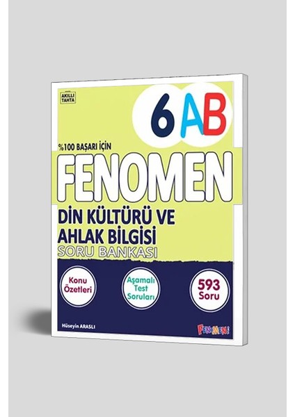 Fenomen 6. Sınıf Din Kültürü ve Ahlak Bilgisi Ab Soru Bankası