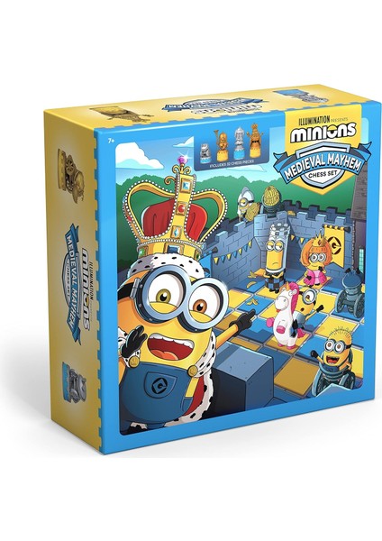 Minions Medieval Mayhem Satranç Seti - Mınyonlar Temalı Satranç Seti