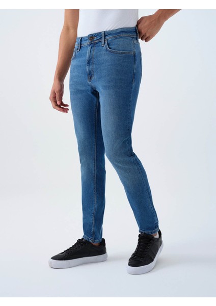 LF2039446 Lacivert Erkek Jean Pantolon LF2039446 modelleri