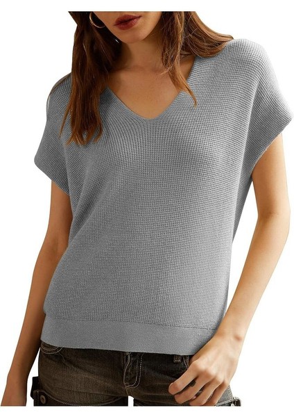 Zamia V Yaka Triko T-Shirt indirimleri